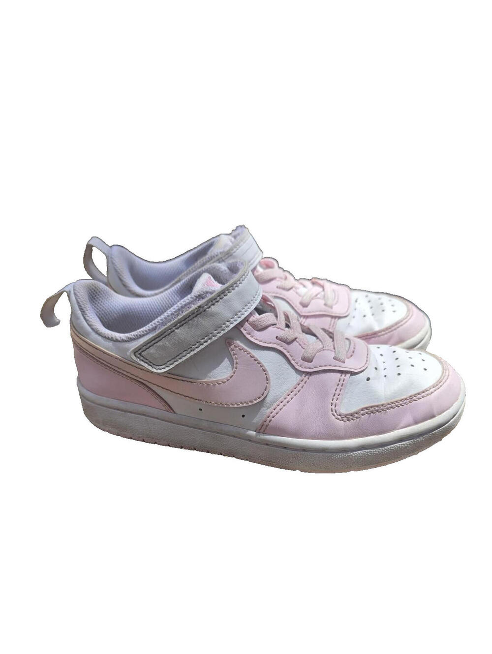 Nike Girls Court Borough Recraft Low Top Sneaker Pink Size 1